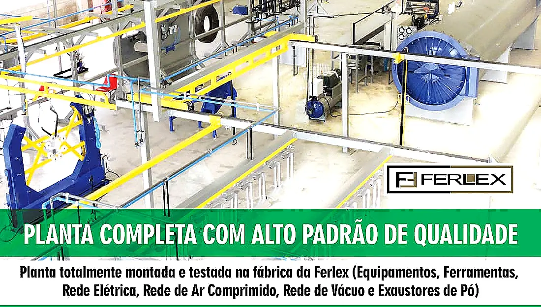 Planta de recapagem completa